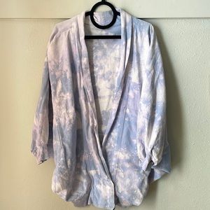 Vintage Harout lagenlook cotton oversized jacket cardigan with Velcro closure